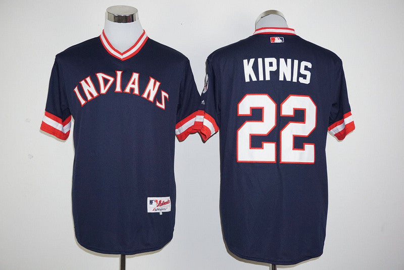 Jason Kipnis Cleveland Guardians navy jersey