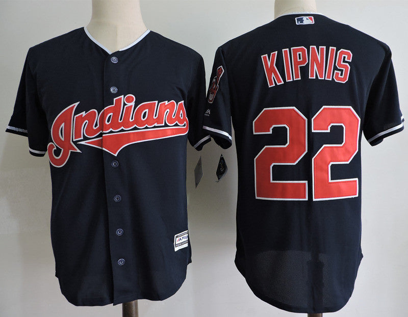 Jason Kipnis Cleveland Guardians navy jersey