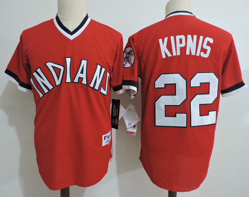 Jason Kipnis Cleveland Guardians red Throwback jersey