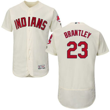 Michael Brantley Cleveland Guardians cream Authentic jersey