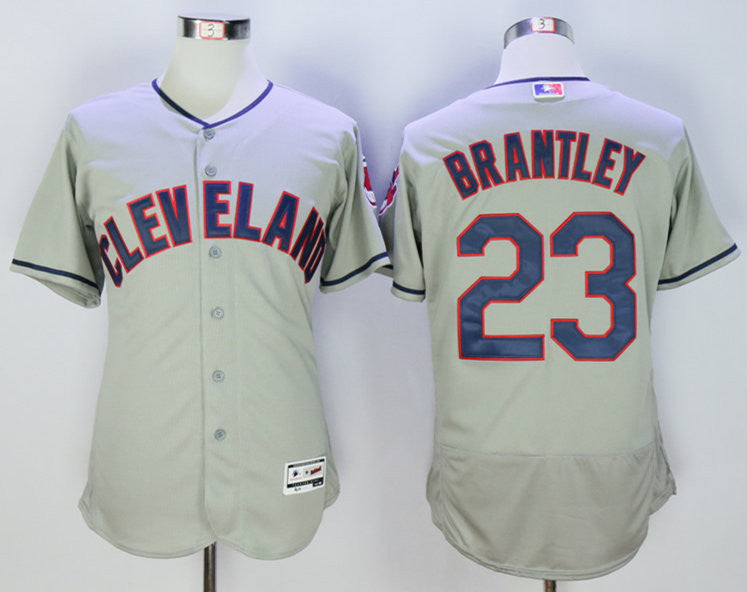 Michael Brantley Cleveland Guardians grey jersey
