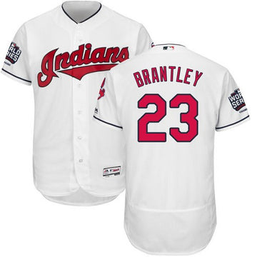 Michael Brantley Cleveland Guardians white jersey
