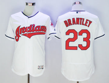 Michael Brantley Cleveland Guardians white jersey