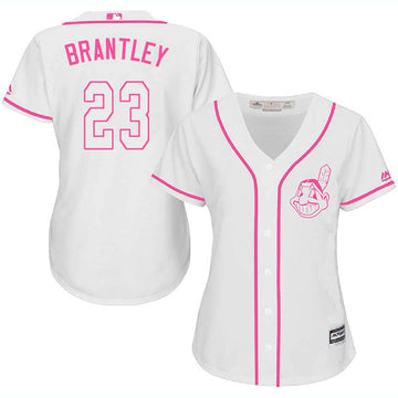 Michael Brantley Cleveland Guardians white jersey
