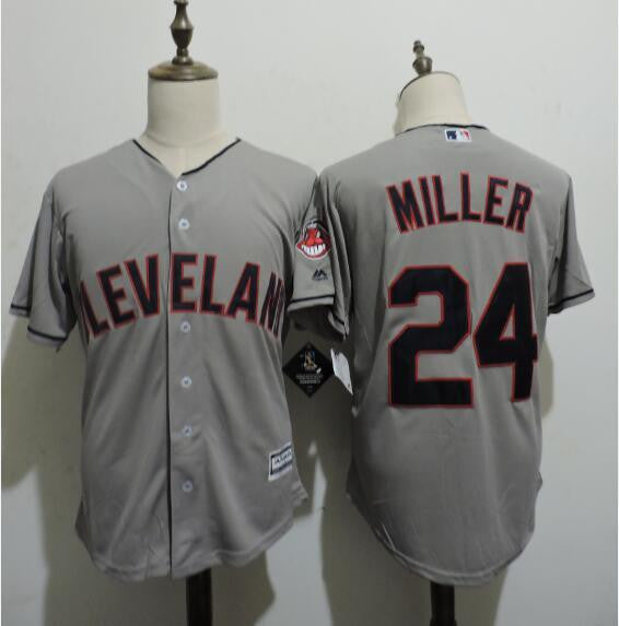 Andrew Miller Cleveland Guardians grey jersey