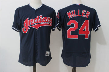 Andrew Miller Cleveland Guardians navy jersey