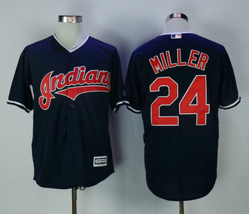 Andrew Miller Cleveland Guardians navy jersey