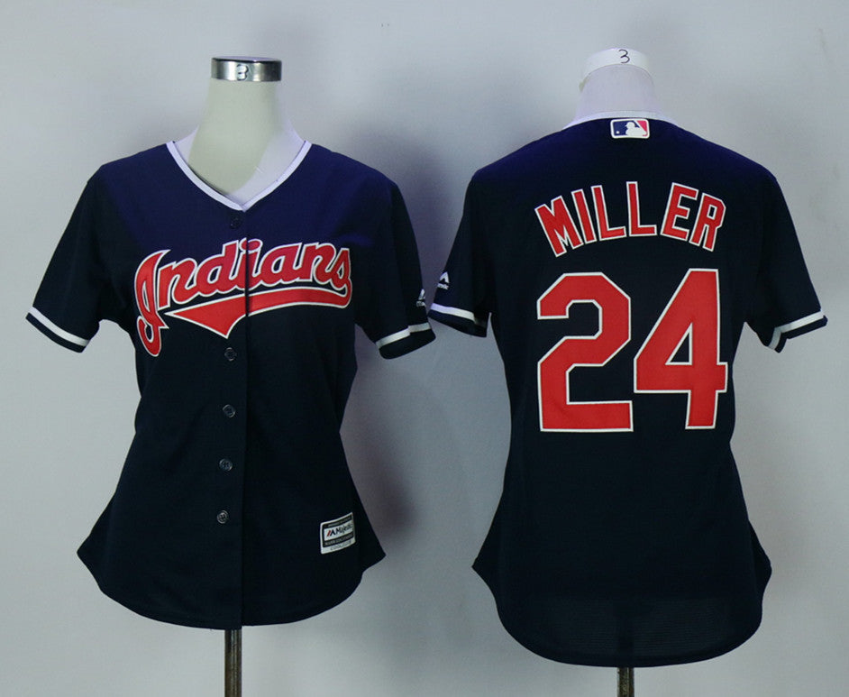 Andrew Miller Cleveland Guardians navy jersey