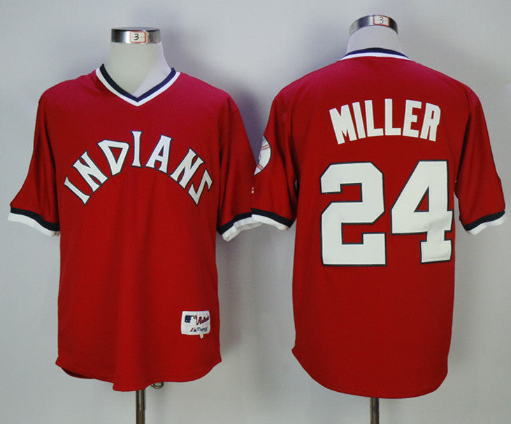 Andrew Miller Cleveland Guardians red jersey