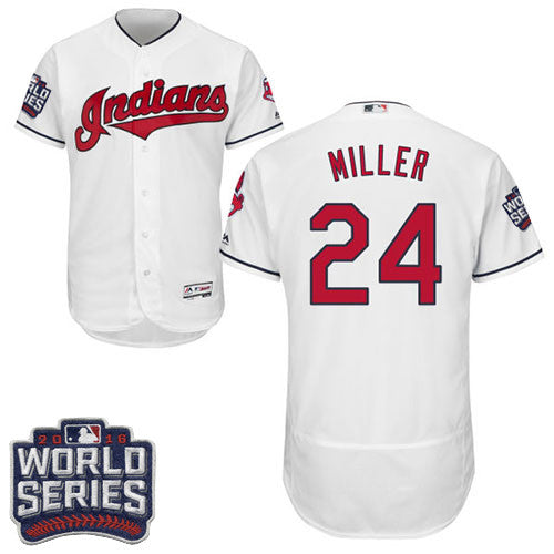 Andrew Miller Cleveland Guardians white jersey