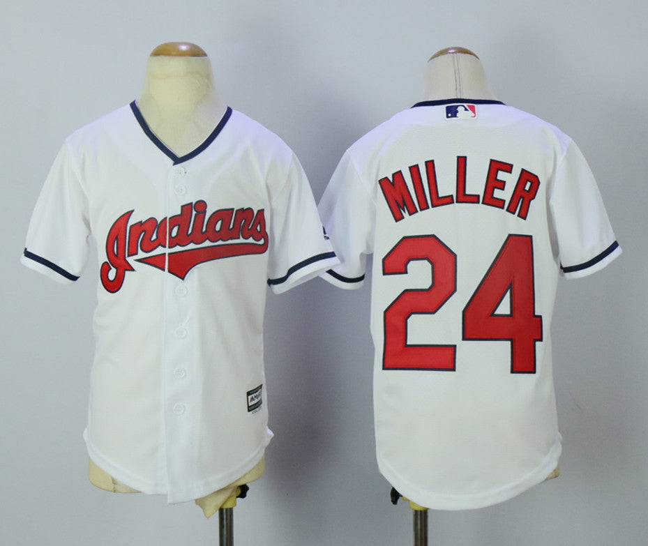 Andrew Miller Cleveland Guardians white jersey