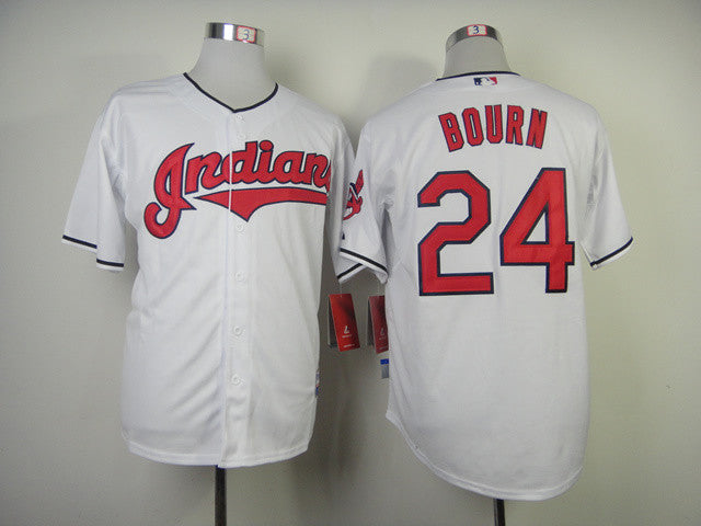 Bourn Cleveland Guardians white jersey