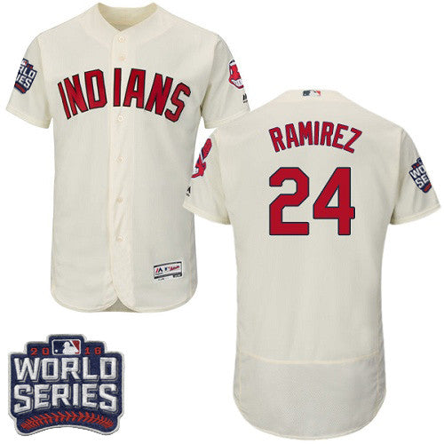 Jose Ramirez Cleveland Guardians cream jersey