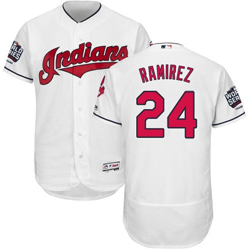 Jose Ramirez Cleveland Guardians white jersey