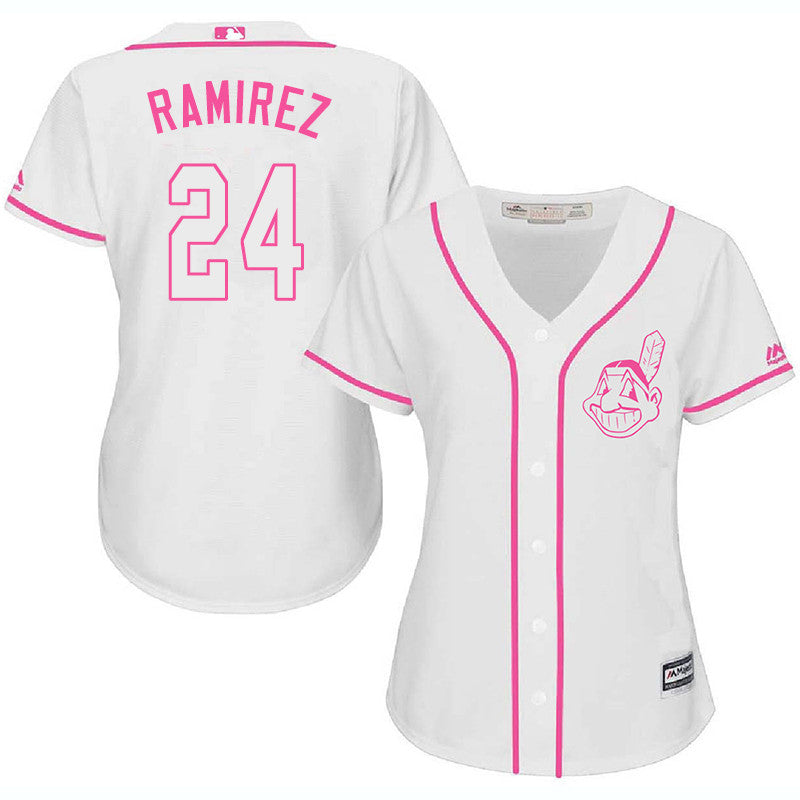 Jose Ramirez Cleveland Guardians white jersey