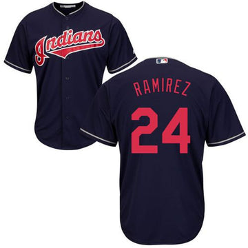 Manny Ramirez Cleveland Guardians navy jersey