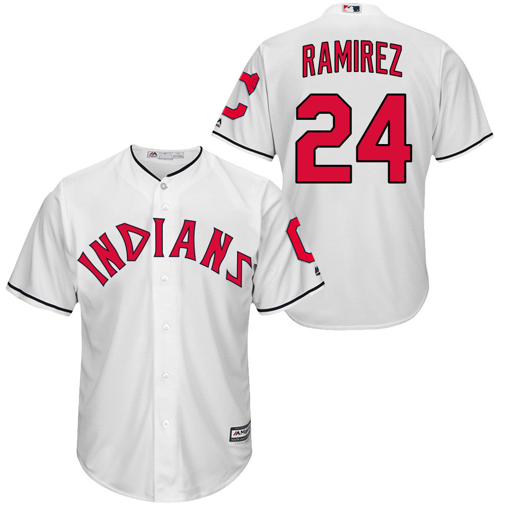 Manny Ramirez Cleveland Guardians white jersey
