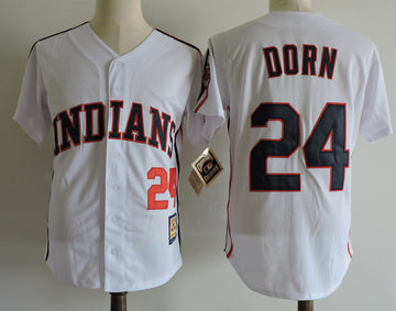Roger Dorn Cleveland Guardians white jersey