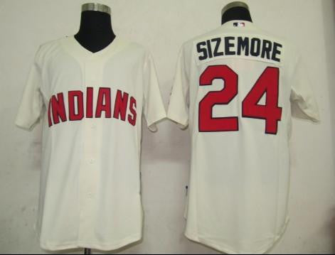 Sizemore Cleveland Guardians cream jersey