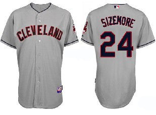 Sizemore Cleveland Guardians grey jersey