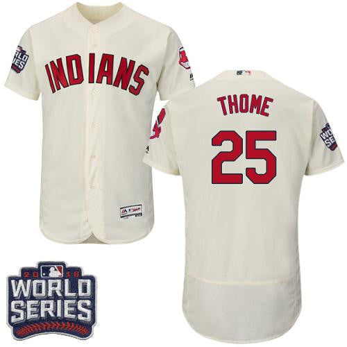 Jim Thome Cleveland Guardians cream Authentic jersey