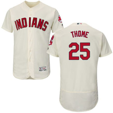Jim Thome Cleveland Guardians cream Authentic jersey