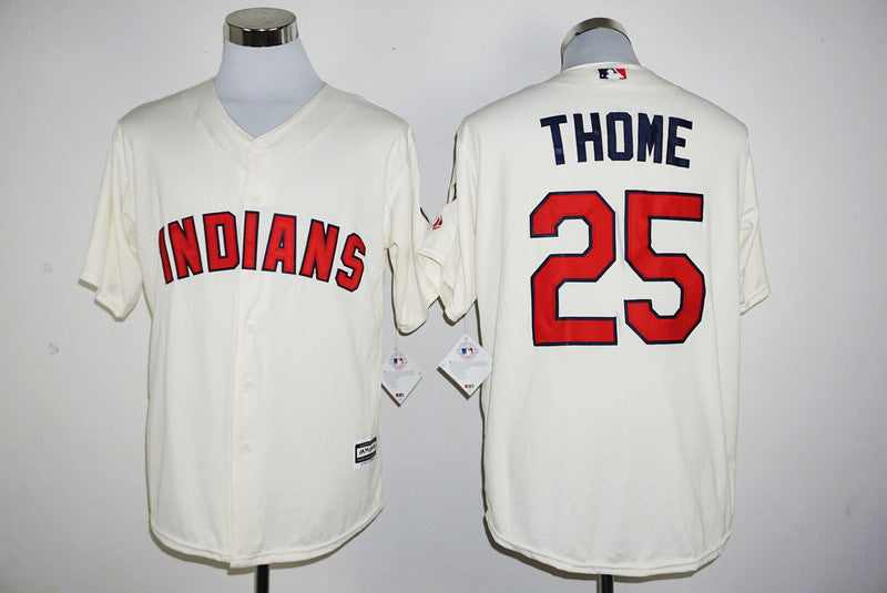 Jim Thome Cleveland Guardians cream jersey