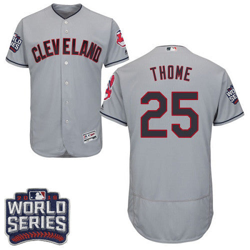 Jim Thome Cleveland Guardians gray jersey