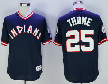 Jim Thome Cleveland Guardians navy jersey