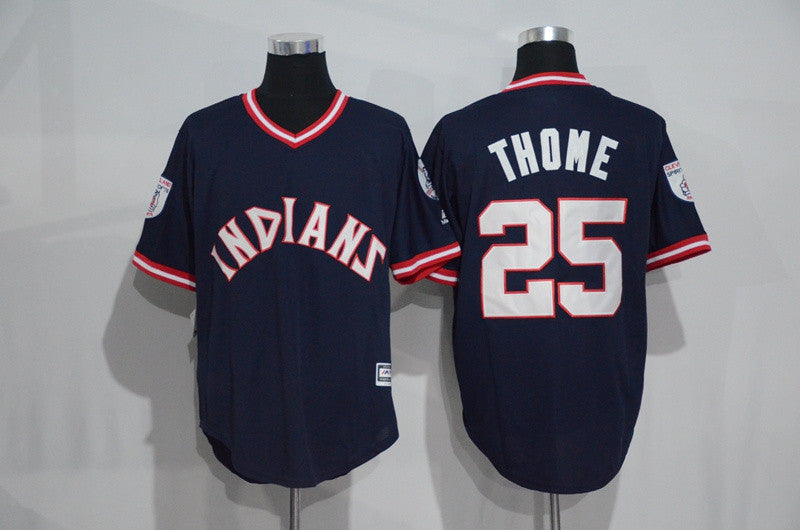 Jim Thome Cleveland Guardians navy jersey