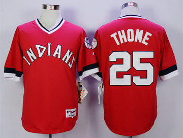 Jim Thome Cleveland Guardians red jersey