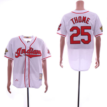 Jim Thome Cleveland Guardians white Throwback jersey