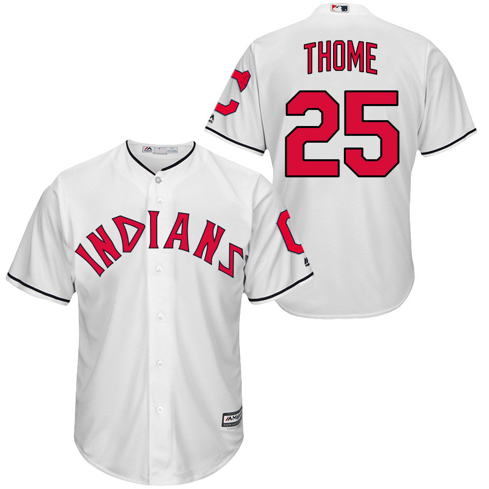 Jim Thome Cleveland Guardians white jersey