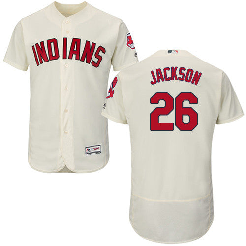Austin Jackson Cleveland Guardians cream jersey
