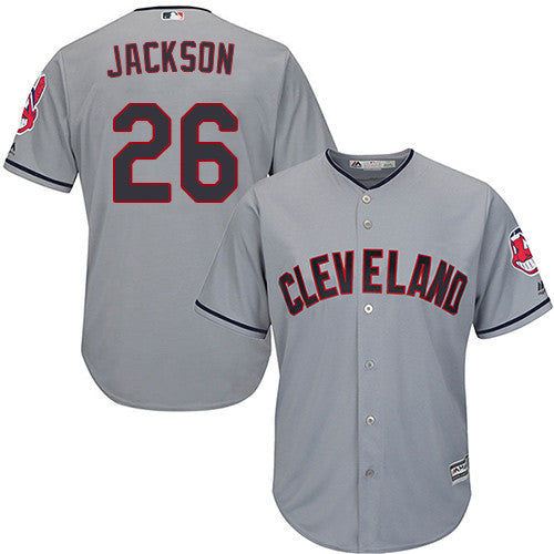 Austin Jackson Cleveland Guardians gray jersey