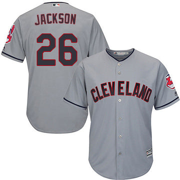 Austin Jackson Cleveland Guardians gray jersey