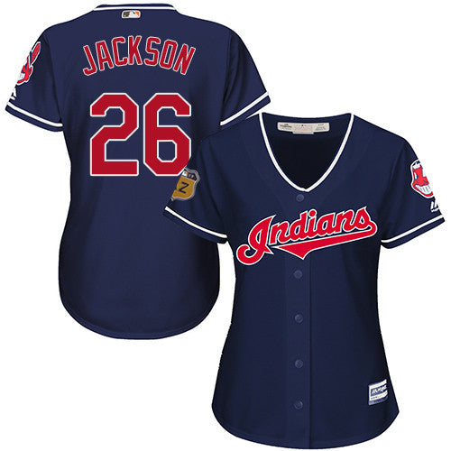 Austin Jackson Cleveland Guardians navy jersey
