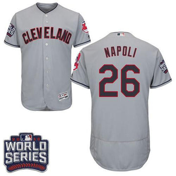 Mike Napoli Cleveland Guardians grey Authentic jersey