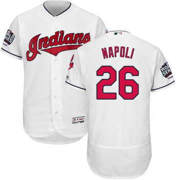 Mike Napoli Cleveland Guardians white Authentic jersey