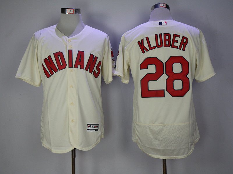 Corey Kluber Cleveland Guardians cream jersey