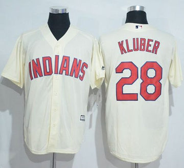 Corey Kluber Cleveland Guardians cream jersey