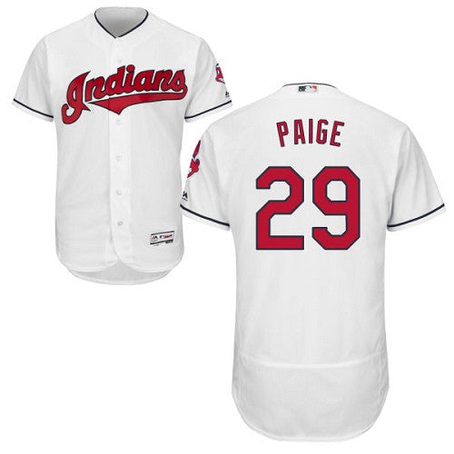 Satchel Paige Cleveland Guardians white jersey