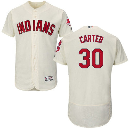 Joe Carter Cleveland Guardians cream jersey