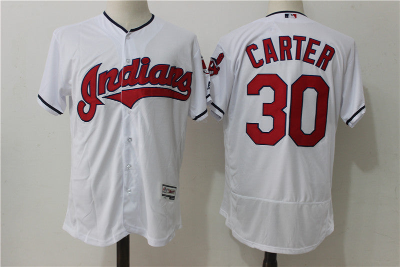 Joe Carter Cleveland Guardians white jersey
