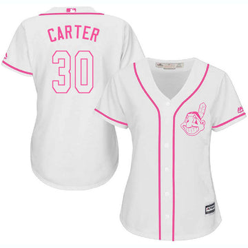 Joe Carter Cleveland Guardians white jersey