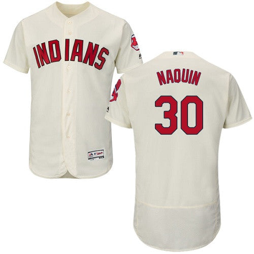 Tyler Naquin Cleveland Guardians cream jersey