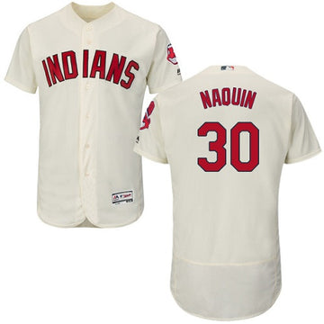 Tyler Naquin Cleveland Guardians cream jersey