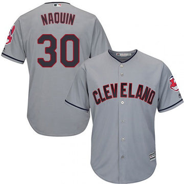 Tyler Naquin Cleveland Guardians gray jersey