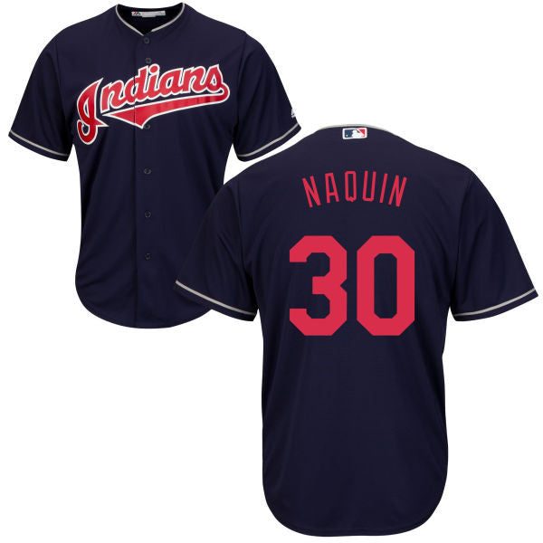 Tyler Naquin Cleveland Guardians navy jersey