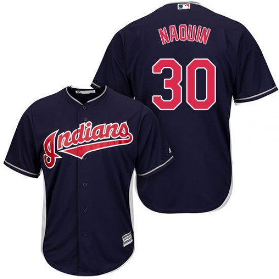 Tyler Naquin Cleveland Guardians navy jersey